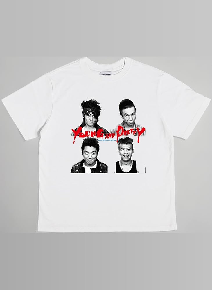 え*う様 THE BLUE HEARTS　ブルーハーツ　 Tシャツ Amazon | [HOTXXL] ブルーハーツ THE BLUE HEARTS 真島昌利 甲本